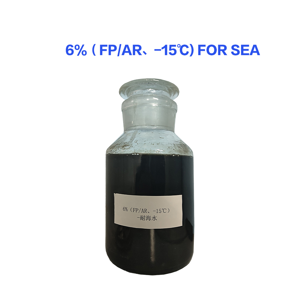 6% ( FP/AR , - 15 ℃) – For Sea foam extinguishing agent